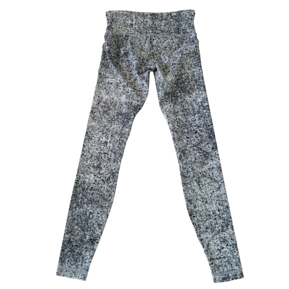 Lululemon high times leggings high rise marble print full length pant size 4